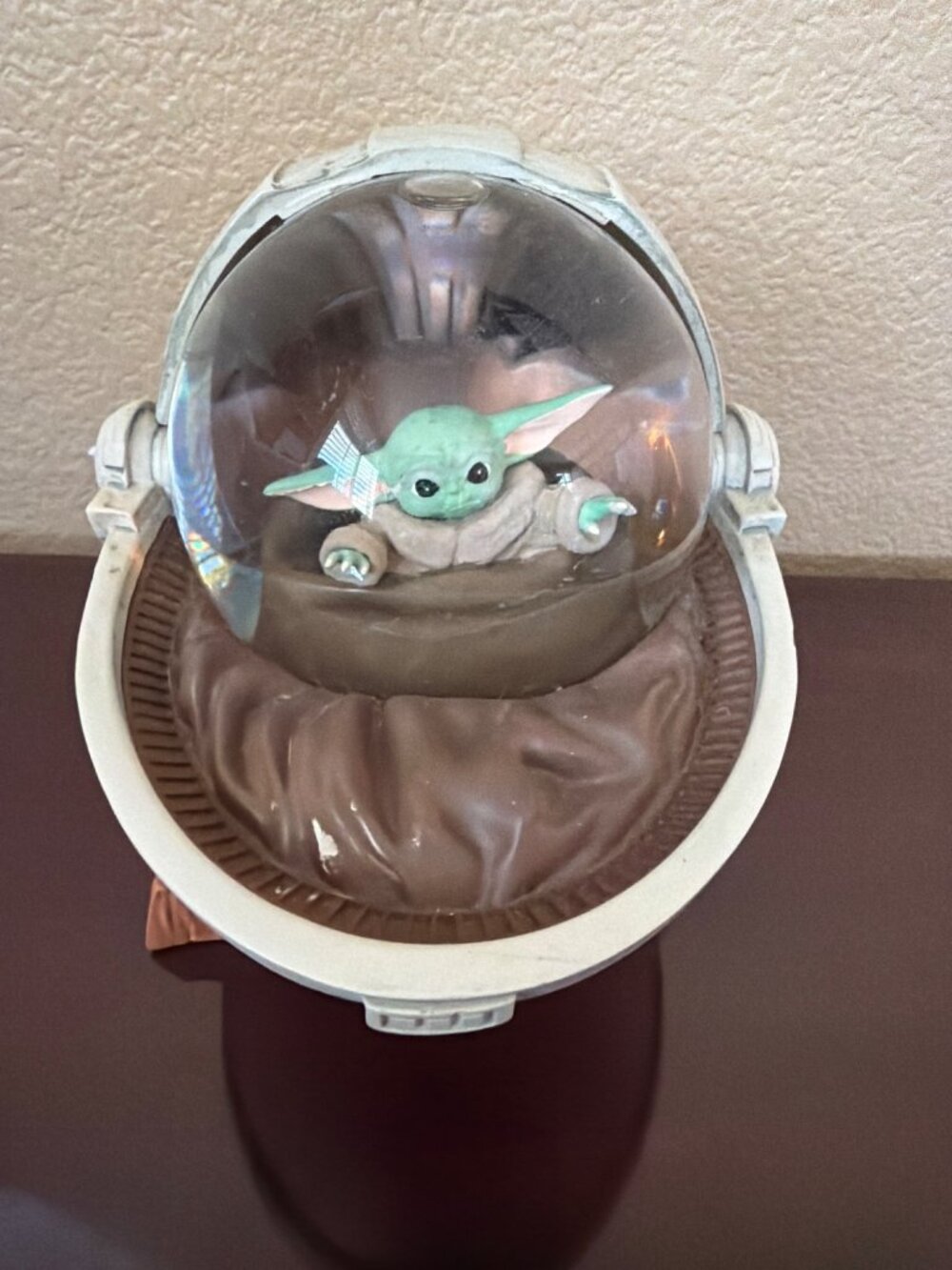 Star Wars Mandalorian Grogu Lot Bradford Exchange Clock & Water Globe w/COA - Picture 10 of 16